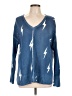 Elan 100% Acrylic Blue Pullover Sweater One size - photo 1