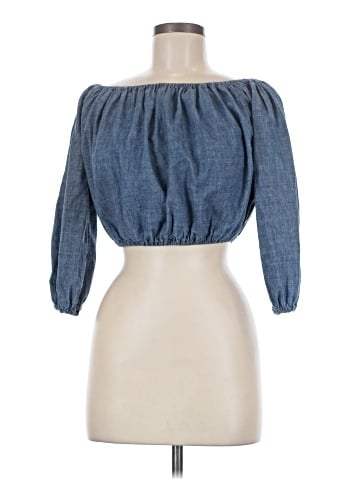 Theory 3/4 Sleeve Blouse (view 1)