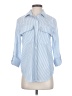 Casa Cabana Stripes Blue 3/4 Sleeve Blouse Size XS - photo 1