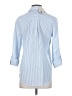 Casa Cabana Stripes Blue 3/4 Sleeve Blouse Size XS - photo 2