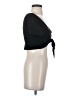 Privacy Please Black Short Sleeve Top Size S - photo 4