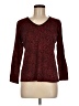 Assorted Brands Burgundy 3/4 Sleeve Top Size M - photo 1