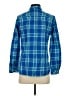 Talbots Plaid Blue Long Sleeve Button-Down Shirt Size S (petite) - photo 2