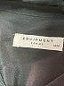 Equipment 100% Silk Black Long Sleeve Silk Top Size M - photo 7