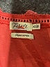 Faherty 100% Organic Cotton Orange Red Long Sleeve Blouse Size XS - photo 7