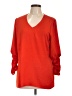 CAbi 100% Polyester Red 3/4 Sleeve Top Size L - photo 1