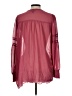 Torrid 100% Polyester Burgundy Long Sleeve Blouse Size Lg Plus (0) - photo 2