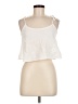 colsie White Sleeveless Top Size M - photo 1