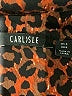Carlisle 100% Silk Animal Print Orange Long Sleeve Silk Top Size 4 - photo 7