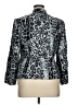 Louben Animal Print Silver Blue Jacket Size 14 - photo 2