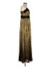 DKNY 100% Polyester Gold Cocktail Dress Size 4 - photo 4