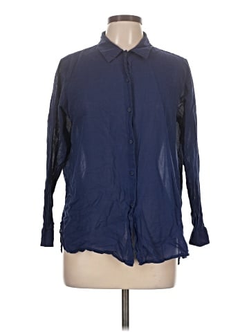 Ines de la Fressange for Uniqlo Long Sleeve Blouse (view 1)