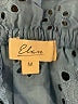Elan 100% Cotton Blue Short Sleeve Blouse Size M - photo 4
