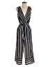 Gypsies & Moondust 100% Polyester Stripes Black Jumpsuit Size S - photo 1