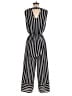 Gypsies & Moondust 100% Polyester Stripes Black Jumpsuit Size S - photo 2