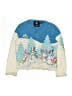 Michael Simon Print Blue Pullover Sweater Size M (estimated, kids) - photo 1