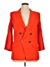 Veronica Beard Solid Leopard Print Orange Blazer Size 14 - photo 1