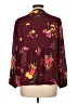 Old Navy 100% Polyester Burgundy Long Sleeve Blouse Size L - photo 2