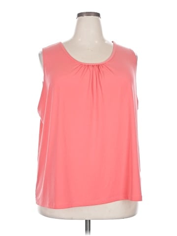Susan Graver Sleeveless T-Shirt (view 1)