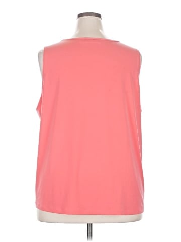 Susan Graver Sleeveless T-Shirt (view 2)