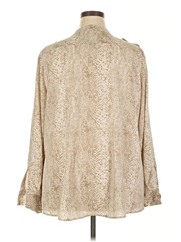 Calvin Klein Long Sleeve Blouse (view 2)