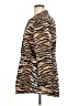Chico's Animal Print Brown Long Sleeve Blouse Size XL (3) - photo 5