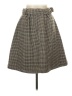 Downeast Houndstooth Brown Casual Skirt Size L - photo 2