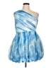 Hutch Tie-dye Blue Cocktail Dress Size 16 (petite) - photo 1