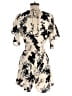 Unbranded 100% Polyester Print Ivory Black Romper Size S - photo 2