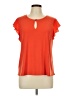 CeCe Orange Short Sleeve Top Size L - photo 1