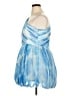 Hutch Tie-dye Blue Cocktail Dress Size 16 (petite) - photo 5
