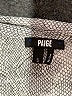 Paige 100% Polyester Gray Long Sleeve Blouse Size S - photo 3