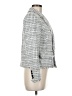 White House Black Market 100% Polyester Tweed Gray Blazer Size 6 - photo 4