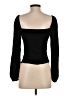 Reformation Black Long Sleeve Top Size 4 - photo 2