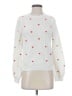 Lucky Brand Hearts White Pullover Sweater Size S - photo 1
