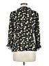 Max Studio 100% Polyester Black 3/4 Sleeve Blouse Size M - photo 2