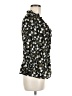 Max Studio 100% Polyester Black 3/4 Sleeve Blouse Size M - photo 4