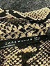 Zara Animal Print Gold Long Sleeve Blouse Size XS - photo 7