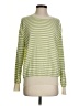 DemyLee 100% Cashmere Stripes Green Cashmere Pullover Sweater Size S - photo 1