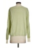 DemyLee 100% Cashmere Stripes Green Cashmere Pullover Sweater Size S - photo 2