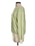 DemyLee 100% Cashmere Stripes Green Cashmere Pullover Sweater Size S - photo 5