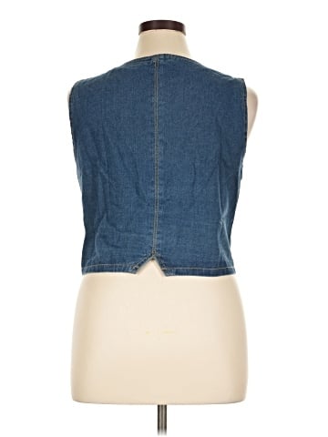 Unbranded Denim Vest (view 2)