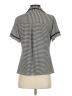 Ekouaer Stripes Gray Short Sleeve Blouse Size S - photo 2