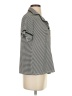 Ekouaer Stripes Gray Short Sleeve Blouse Size S - photo 4