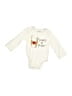 Mud Pie Graphic Ivory Long Sleeve Onesie Size Newborn - 6 mo - photo 1