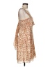Theory 100% Polyester Animal Print Orange Casual Dress Size 8 - photo 4