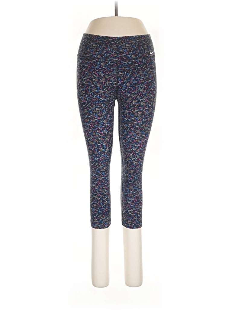 Pre-owned Nike Active Pants In Blue