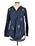 Unbranded 100% Cotton Blue Long Sleeve Blouse Size M - photo 1