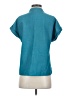 Shein 100% Polyester Teal Short Sleeve Blouse Size 4 - photo 2