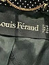 Louis Féraud Chevron-herringbone Black Wool Blazer Size 8 - photo 6